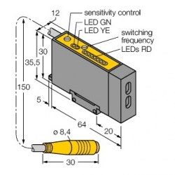 Cảm biến quang Turck D12SP6FPHQ Cảm biến quang Turck D12SP6FPHQ