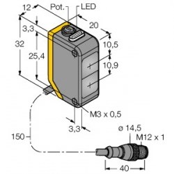 Cảm biến quang turck Q20PDXLQ5 Cảm biến quang turck Q20PDXLQ5