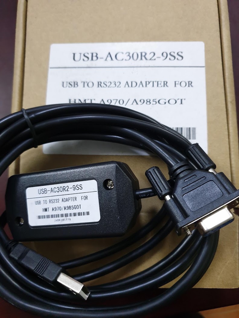 USB-AC30R2-9SS CÃ¡p láº­p trÃ¬nh mÃ n hÃ¬nh Mitsubishi A970, A985GOT