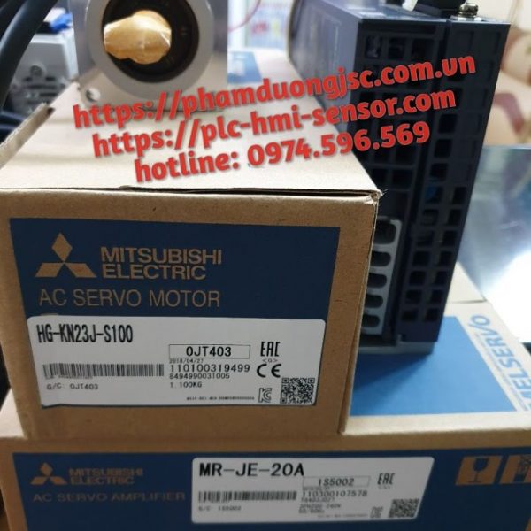 MR-JE-20A + HG-KN23BJ-S100 SERVO MITSUBISHI 200W