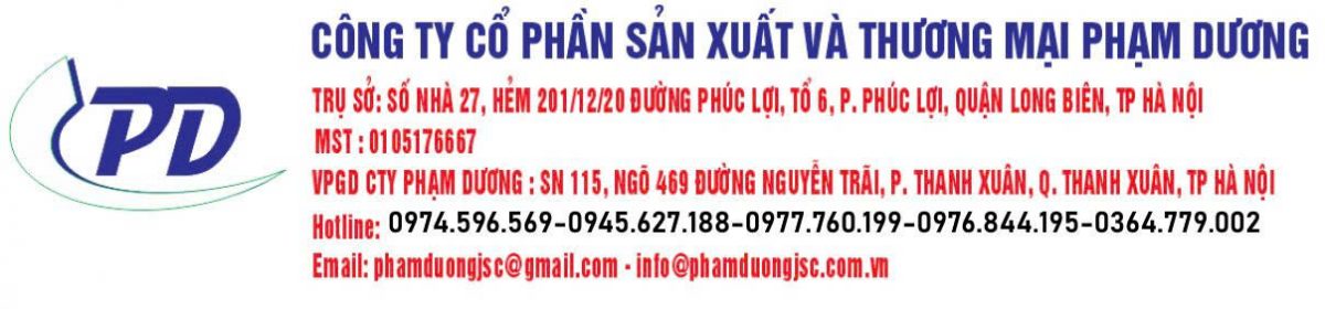 CÔNG TY CỔ PHẦN SẢN XUẤT VÀ THƯƠNG MẠI PHẠM DƯƠNG